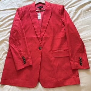 Ann Taylor Red Tailored Blazer – NWT | Size 12